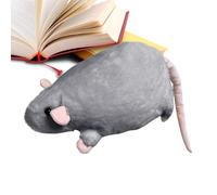 Souris en Peluche - 39,9 cm - Douce et réaliste - en Coton PP - Jouet interactif pour - Souris en Peluche - Soulage Le Stress - pour Jeux de rôle, dortoir, Salon, etc