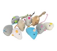 Souris en peluche pour chat Trixie Multicolore 5 cm