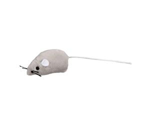 Souris en peluche pour chat Trixie Petit format Gris 5 cm
