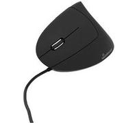Souris Ergonomique Filaire USB pour Utilisation Gauchère MediaRange Noir Noir G