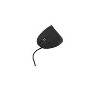 Souris Ergonomique Filaire USB pour Utilisation Gauchère Noir