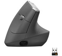 Logitech MX Vertical Advanced Ergonimic souris RF Sans fil + Bluetooth Optique 4000 DPI Droitier Noir ( 910-005448 )