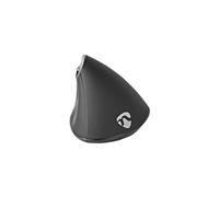 Nedis Souris ERGOMSWS100BK – sans fil 2,4 GHz, 1600 DPI, ergonomique 6 boutons, droitier, noir