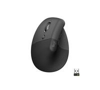 Souris Sans Fil Logitech Lift Left Ergonomique Verticale pour gaucher, Bluetooth ou récepteur USB Logi Bolt, Silencieuse