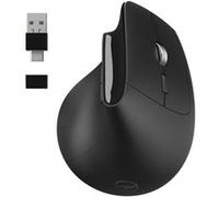 Mobility Lab - Souris sans fil ergonomique premium - Clics silencieux - DPI réglable - Connexion via USB ou USB-C - Compatible avec Windows et macOS, Ordinateur Portable, PC, mac - Pour droitier