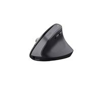 Trust Souris ergonomique Bayo+ sans fil Bluetooth & RF 2.4GHz verticale rechargeable 53% recyclé Noir