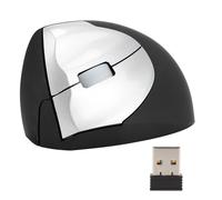 Souris ergonomique verticale sans fil 2 4 G pour gaucher pour Windows 2000 / XP / 7 / Vista / 98 / ME / 8 / Mac OS