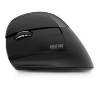 Urban Factory - Souris ergonomique verticale ERGO PRO gaucher - 6 boutons, Bluetooth 5.0 + 2.4G, noir