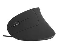 Souris Ergonomique Verticale, Souris Optique USB Filaire Gauche, 800/1200/1600 DPI, pour Win 8/Win10, pour Jeu de Bureau(Noir)