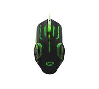 MX403 APACHE - Souris - ergonomique - pour droitiers - 6 boutons - filaire - USB - vert