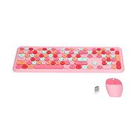 Souris et Clavier, Combinaison Clavier et Souris Silencieuse sans Fil, économie d'énergie Automatique pour Ordinateur pour Bureau à Domicile pour PC (Ensemble Clavier et Souris