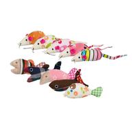 Souris et poisson 9-12 cm divers