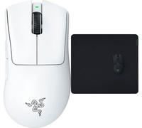 Souris et tapis de souris - Razer - DeathAdder V3 Pro - Blanc - Gigantus V2 L - Gaming