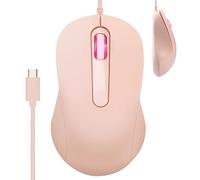 Souris Filaire - ABS 10,9×6,5 cm | Souris d'ordinateur avec Port, Conception silencieuse et Ergonomique pour Travailler, étudier et Jouer, Souris de Jeu Filaire | Bureau, Usage Domestique