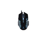 Souris filaire Alpha Omega Players Berserker V2 6 boutons 4 niveaux DPI jusqu'à 3200 Noir LED bleu