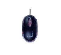 Souris filaire Cristal - Noir