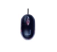 Souris filaire Cristal - Noir
