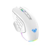 Souris filaire de jeu DPI réglable, 16 touches, rétroéclairée par LED, Rechargeable par USB, pour PC et ordinateur portable
