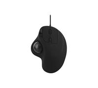 T'nB - Souris Ergonomique trackball Filaire USB-A + USB-C, Grande précision sans Aucun Mouvement du Poignet, 6 Boutons - Noir