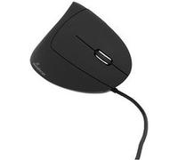Souris Filaire Ergonomique USB pour Utilisation Droitier MediaRange Noir Noir G
