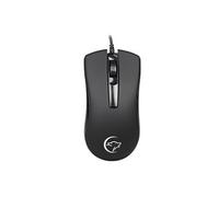 Souris filaire G831 2400DPI USB optique ergonomique pour PC de bureau d'ordinateur de joueurs - Noir
