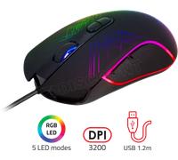 Souris filaire Gamer Advance GTA 230 RGB (Noir) - Neuf