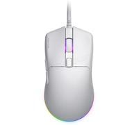 Hator Souris gaming Pulsar 3 – 12 000 DPI, capteur PixArt PMW3311, 6 boutons, ambidextre, blanc