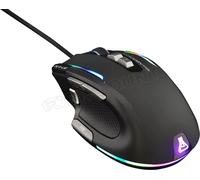 Souris filaire Gamer The G-Lab Kult Nitrogen Atom RGB (Noir)