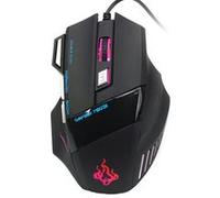 Souris filaire Jeu optique d'USB optique de LED de 5500 DPI 7 boutons pour Pro Gamer Cool - Noir Noir G