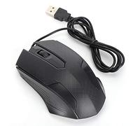 Souris filaire Q57, 2400dpi Conception d'ingénierie humaine Outil d'ordinateur portable de bureau professionnel, pour tous les systèmes(noir)