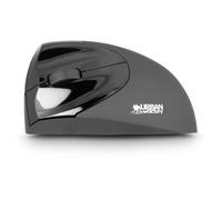 Urban Factory Ergo Mouse EML01UF-V2 - Souris verticale - ergonomique - pour gauchers - optique - 3 boutons - filaire - USB - noir