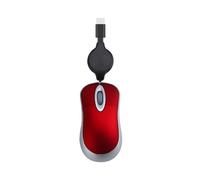 Souris filaire USB C câble rétractable Mini souris 1000DPI Optique Basic Souris de voyage USB C Souris avec câble