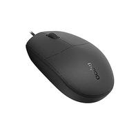 Souris filaire USB Rapoo N200 1000 DPI pour ordinateur de bureau et de maison, Noir
