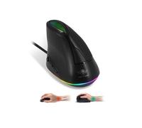 Souris filaire verticale pour gamer ELITE-M60V - rétro éclairée RGB - 6500 DPI G