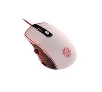 Lexip X Ubisoft - Assassin's Creed Shadows - souris - avec joystick à pouce et patins en céramique - optique - 4 boutons - filaire - blanc, rouge, noir, or - Pour la vente au détail - boîte de...
