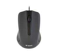Souris filaire YENKEE YMS 1015BK 3 boutons 1000 DPI surface caoutchoutée noire