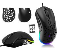 Souris G-Pro Gaming Wired Gaming Mouse, Jusqu'À 12 000 Souris De Jeu Dpi, O-Model Rvb Mouse Gaming, 7 Boutons Programmables, Honeycomb Shell Optical Super Light Rvb Gamer Mice Mais[ZHB1612]