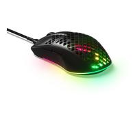 SteelSeries Aerox 3 - Souris gaming RGB perforée - Conception étanche ultralégère - Capteur optique TrueMove Core 8 500 DPI - Onyx