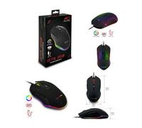 Souris Gamer - GTA-230 - 3200 DPI - Ergonomique - 7 Boutons - RGB LED 5 Modes