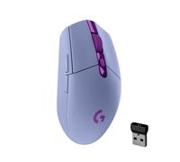 Logitech G Souris gamer G305 Lightspeed, sans fil, autonomie 250h, 6 boutons — Lilas