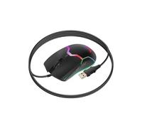 Souris Gamer pour PC Rétroéclairage RGB 800-7200 DPI avec 6 boutons Noir