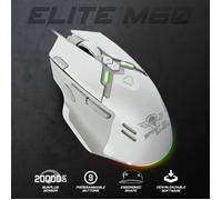 Souris filaire gaming RGB Elite M60 Artic