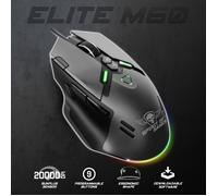 Souris filaire gaming RGB Spirit Of Gamer Elite M60 Noir Noir