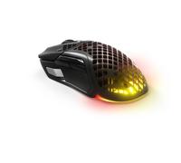 SteelSeries Aerox 5 Wireless - Souris gaming perforée RGB - Design ultra-léger et étanche - 9 boutons - Bluetooth/2.4 GHz - Capteur optique TrueMove Air 18K DPI