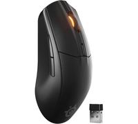 SteelSeries Rival 3 Wireless Gen 2 Souris Gaming sans Fil - 2,4 GHz et Bluetooth - TrueMove Capteur Optique TrueMove Air 18000 DPI - Durabilité 60 mil de clics - Poids léger - Patins 100% PTFE - Noir