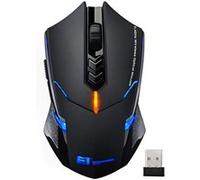 Souris Gamer Sans Fil VicTsing 2.4Ghz Souris Optique USB 7 Boutons pour Jeux avec 5 DPI Réglables(800, 1200, 1600, 2000, 2400) (Noir)