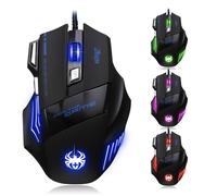 Souris Gamer - Zelotes - T80 - 5500 DPI - 7 Boutons - Filaire