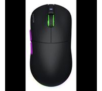 Souris Gaming Ambidextre Nobo HTM770 Optique 30000 DPI, RF Wireless + Bluetooth + USB Type-A, 6 Boutons, 8000Hz, Batterie 600mAh, PixArt PAW 3950, Noire