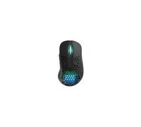 Souris Gaming CHERRY XTRFY M4W-RGB-BLACK RF Wireless + USB Type-C, 19000 DPI, Optique, 400 ips, 50G, Droitier, RGB Multi, 71g, Windows/macOS