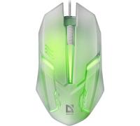 Souris Gaming DEFENDER Cyber MB-560L Blanc Rétroéclairage 7 Couleurs